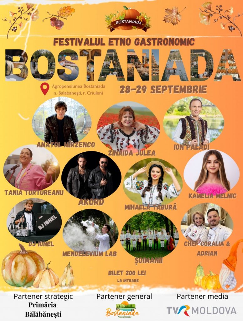 festivalul gastronomic bostaniada balabanești criuleni