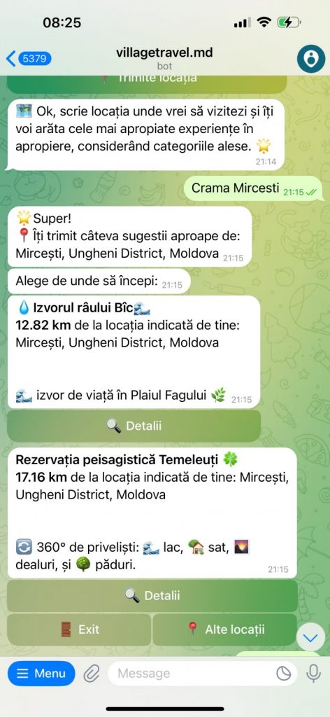 travel bot chat telegram