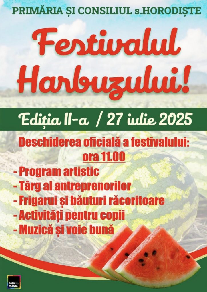 program festivalul harbuzului