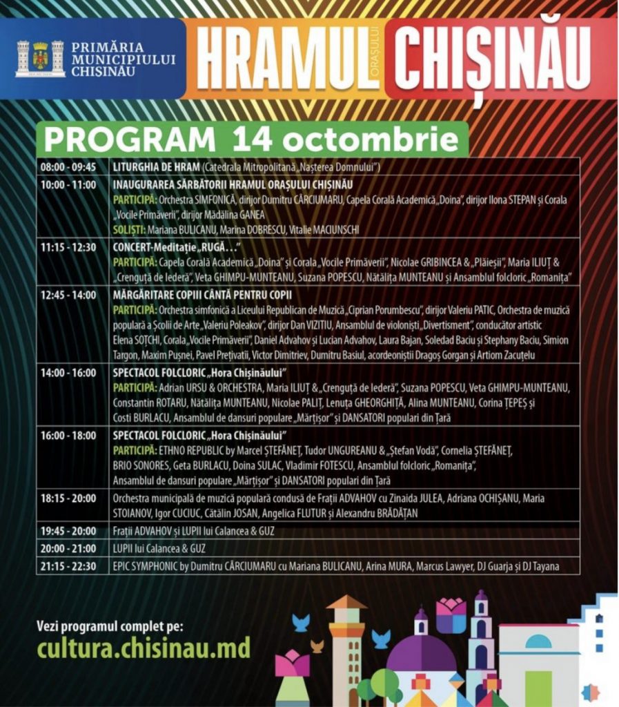 program hramul orasului