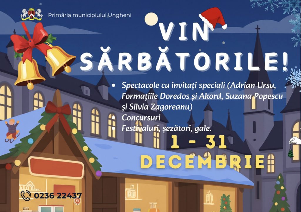 programul sarbatorilor de iarna la ungheni